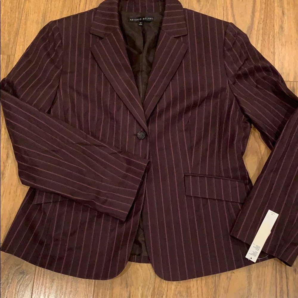 NWT Antonio Melani 2-pc suit—jacket, pants sz 14
